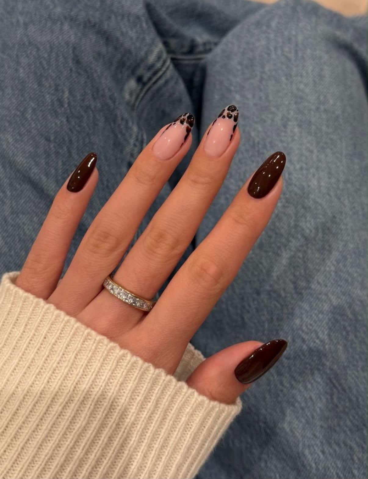 Aurora Borealis Chrome Press-On Nails