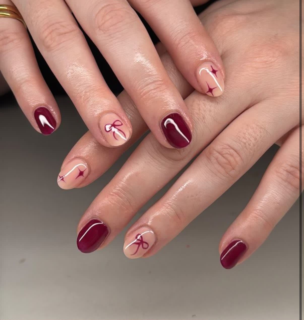 Cinnamon Spice Press-On Nails