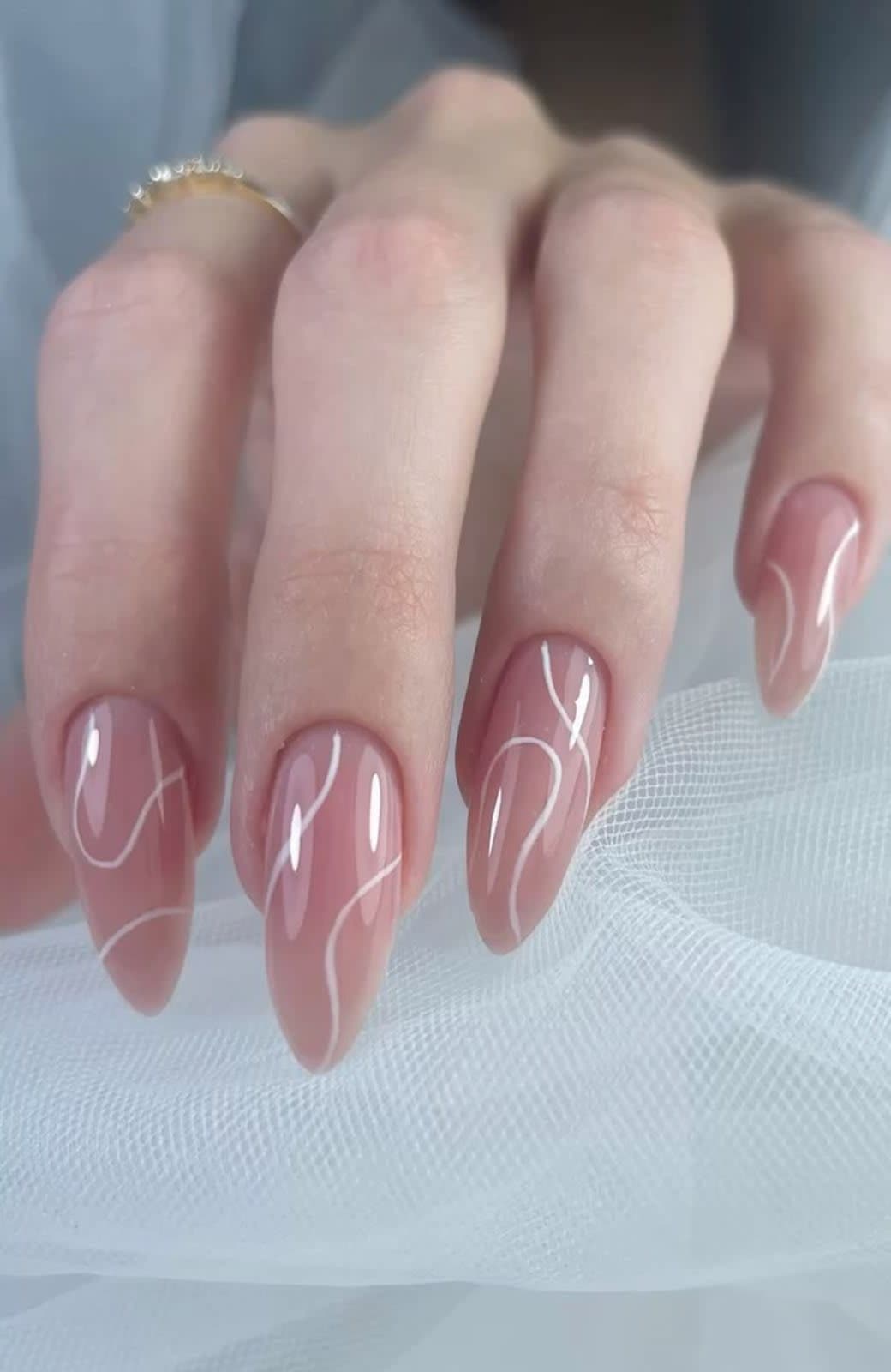 Milk Tea Glazed Press-On Nails