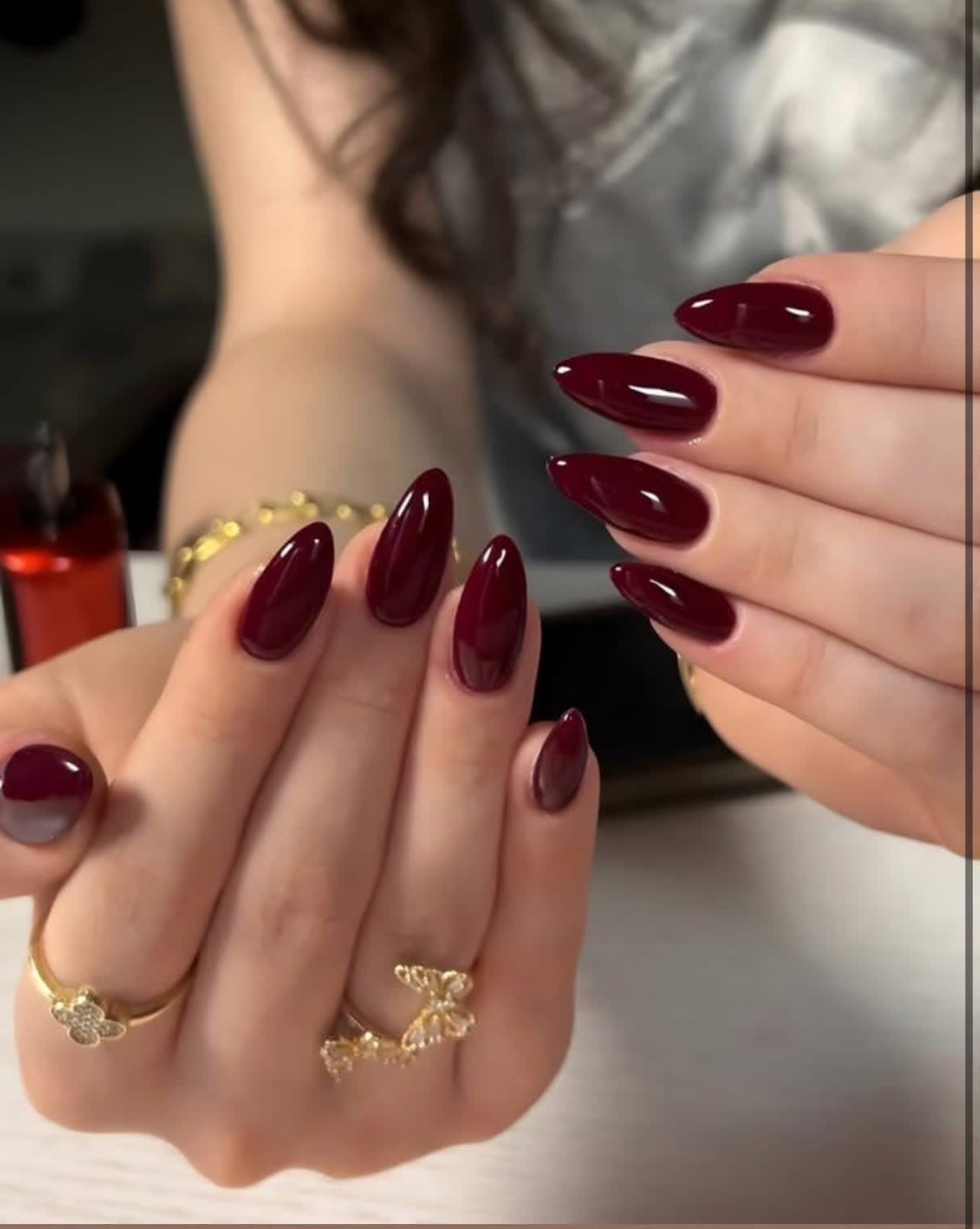 Cloud White Ombré Press-On Nails