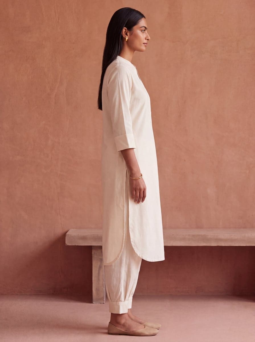 Aira Pathani Co-ord Set - Ivory - side